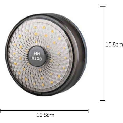 (Gris) Guirlande lumineuse étanche rechargeable USB de 10 mètres, extensible et portable, type à suspendre (1/5)