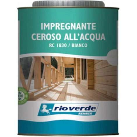 6 x RIOVERDE RC 1830 IMPREGNANTE CEROSO 0,750 BIANCO