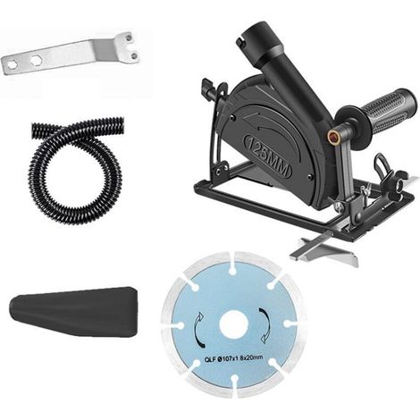 Metal Angle Grinder Stand, 45° Adjustable Grinder Stand, Cutting Machine Shield Cover for Ordinary DIY Projects (1 × saw blade) (1/5)