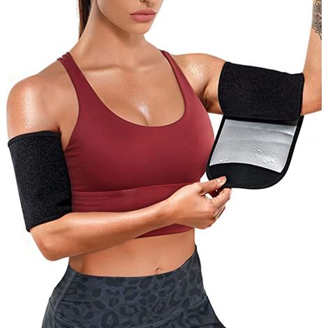 Brassards De Transpiration Pour Bras - Tissu Polymère Absorbant De Chaleur - Réglables Avec Velcro - Pour Entraînement Sportif - Par Paire (1/5)