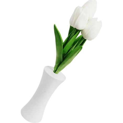 Ciieeo Petite Lampe de Table Tulipe Décorative en Matière (1/5)
