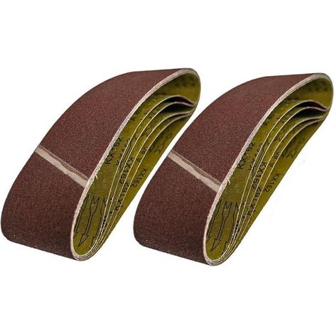 Dapetz ® Sanding Belts 100 x 915mm Compatible with Power-Sander 80 Grit Abrasive Aluminum Oxide Ideal for Grinding, Sharpening and Dedusting Wood, Paint, Varnish, Plastics 10X (1/5)