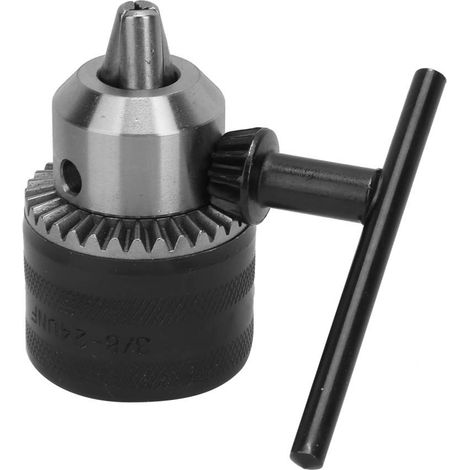 Leichtes Bohrfutter-Werkzeugset 1,5–13 mm (3/8–24UNF) mit 1/4-Zoll-Sechskant- und 3/8-Zoll-Gewindeverlängerungsstange (1/5)