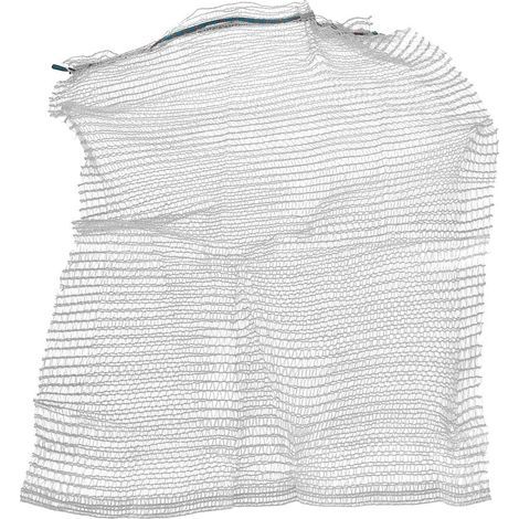 Raschel-Beutel mit Kordelzug 30x50cm 5kg / Weiß (100/2000/6000)