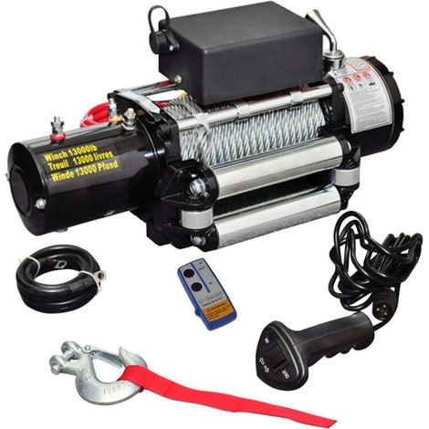 Treuil électrique 12 V / 5900 kg pour bateau quad remorque (1/2)
