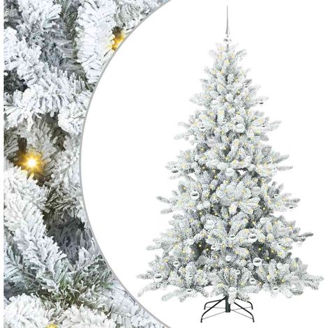 Árbol de Navidad artificial con ramas articuladas 180 cm vidaXL
