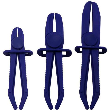 3-teiliges Schlauchschellen-Set (155, 185, 250 mm), Mini-Schlauchschellen, Schlauchschelle, Zangenetui