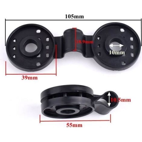 Black, 5-piece set. Shade net clip, fence installation hook, film...