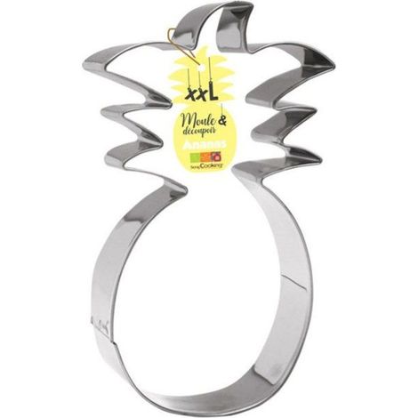 Découpoir Ananas inox XXL - ScrapCooking