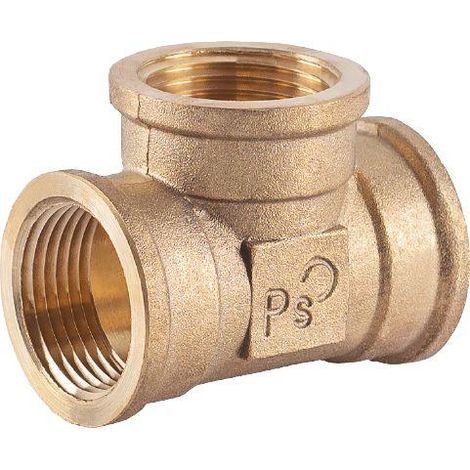 Perfexim Raccord Tee en Laiton GW 2 pouces 2" Filetage