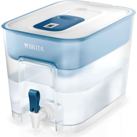 Brita Wasserfilterkanne - Filterwasserbehälter Flow, Volumen 8,2 l, blau 1052805