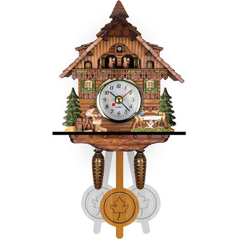 Hauswanduhr – Große dekorative Uhr mit goldenem Zifferblatt – 1 Stück