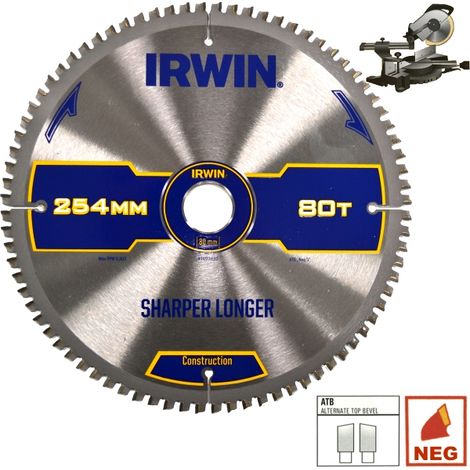 Lame de scie Irwin 250x2 8x30 0 mm Z48