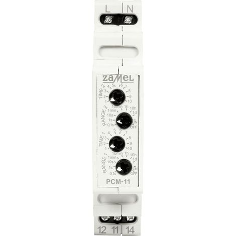 Zamel PCM-11 relé temporizador monomodular 16A 230V