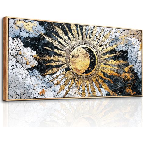 Tableau Decoration Murale Vintage Moderne Cadre Grande 50x100 cm (1/5)