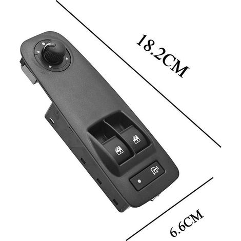 735487423 Interrupteur à bouton de commande de lève-vitre de voiture, compatible avec Fiat Ducator, commande la montée et la descente des vitres électriques, facile à utiliser et améliore l'expérience (1/4)