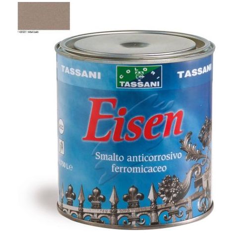 EISEN SMALTO ANTIRUGGINE FERROMICACEO METALLIZZATO GRANA MEDIA TASSANI 0.75 lt