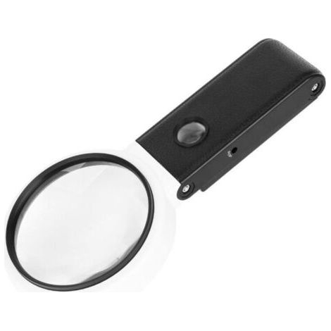 Loupe Eclairante, Lampe Loupe à intensité Variable, Lampe Loupe sur Pied avec Support Pliable (1/5)