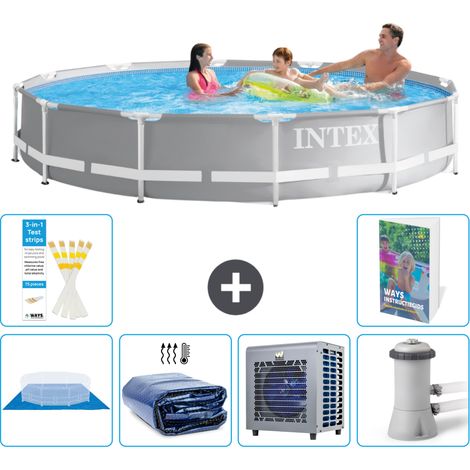 Prism Frame Pool Rund - 366x76 cm - 7-teilig  S124 (1/5)