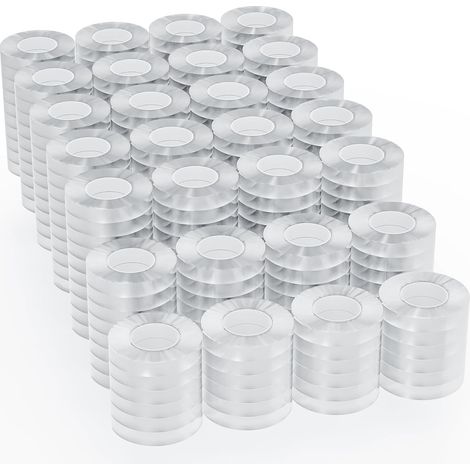 3 rollos de cinta adhesiva de doble cara, nanocinta, cinta transparente y cinta que no deja residuos removibles, lavables y reutilizables aptas para alfombras y paredes con fotos 3 metros por rollo.