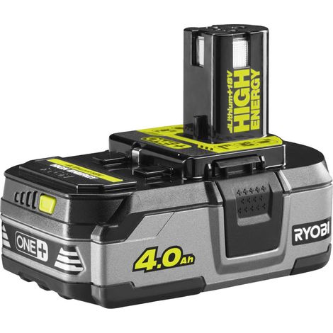 Batterie 18V Lithium-Ion 4,0Ah – Indicateur de charge LED – 600g – 3x autonomie – Compatible outils Ryobi ONE+ - RB1840T (1/4)