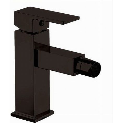 TRADE SHOP - Rubinetto Per Bagno Ultra Moderno Miscelatore Orientabile Bidet Nero Opaco 87208 - (1/5)
