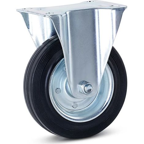 Roue fixe - MESO - Caoutchouc inodore - 160mm - 200kg