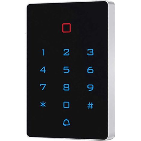 Serrure de porte sans clé avec clavier, serrure électronique intelligente, compatible avec le clavier tactile de la porte d'entrée, verrouillage automatique, supporte 2000 utilisateurs. (1/5)