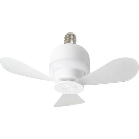 Ventilateur de Plafond avec Douille E27 – Détachable – Suspendu – Avec Lumière LED – Pour Chambre, Atelier, Garage – Installation Facile – Lampe Plafond-Socle non inclus (1/5)