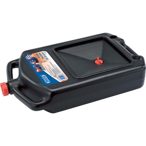 Draper Oil Drainer Pan 8 Litre Water Drain Draining Fluid Tank Container 22493 (1/5)