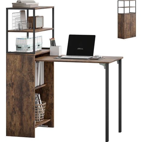 Folding Shelf and Work Table - Brown/Black (1/5)
