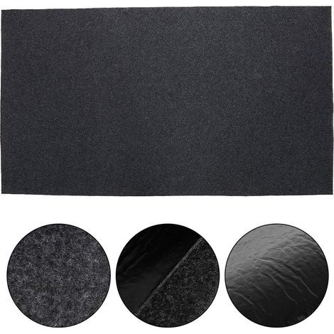 Tapis de barbecue résistant résistant à la chaleur résistant au feu pour barbecue au gaz et au gaz pour le jardin, idéal pour le camping, les fêtes dans la cour (75CM x 124CM) (1/5)
