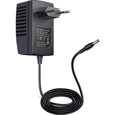 VURAHOME - 12V2A adaptateur secteur LED lampe de bureau décodeur audio commutateur d'orgue électronique alimentation universelle 1 paquet (1/5)