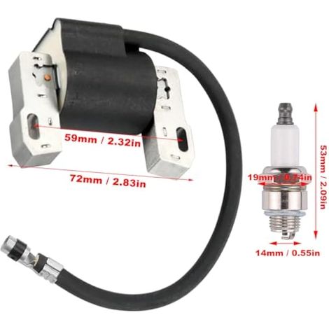 Module de Bobine d'allumage 590454 pour Moteurs Briggs & Stratton séries 692605, 802574, 790817, 799381, 493237, 591932, 099XXX, 120K02, 120H07 et 120T02. (1/5)