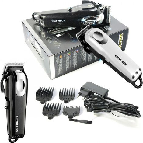 TAGLIA CAPELLI ELETTRICO RASOIO REGOLA BARBA RICARICABILE 4 PETTINI GM805