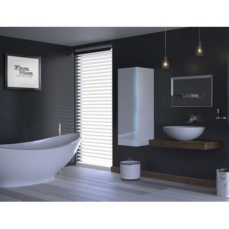Ensemble meuble de salle de bain ALIUS 11 blanc (1/5)
