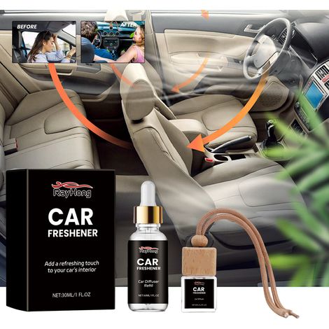 Ensemble désodorisant pour voiture, diffuseur de parfum d'intérieur, pour une fraîcheur longue durée – 30 ml + diffuseur -- BIEMMEDUE (1/5)
