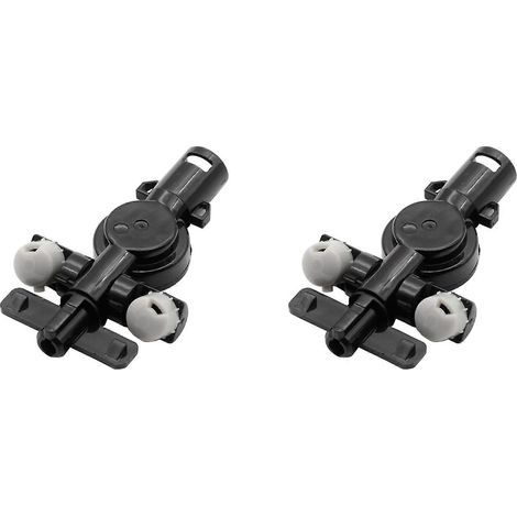 2X Adaptateur de connecteur pour gicleur de lave-phares de phares Honda Lexus Suzuki Nissan 85381-53080 (1/5)