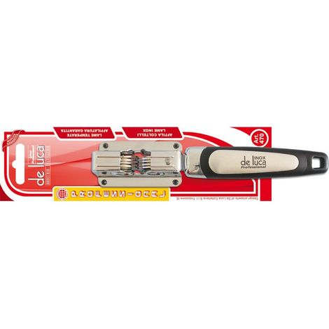 AFFILACOLTELLI INOX PROFESSIONAL CONTATI SET 5 PEZZI - DE LUCA COLTELLERIE (1/2)