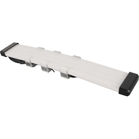 Câble d'alimentation ARGB plat 5V 3 broches en silicone flexible pour carte mère PC GPU CPU X8 (pour câble 8 broches simple ou double) (1/5)