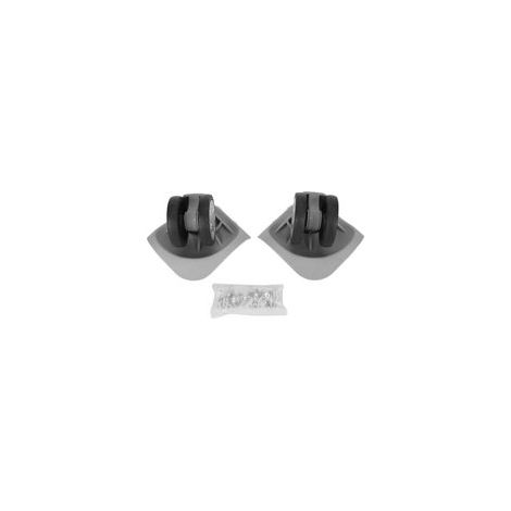 Roues de rechange pour valises, grandes roues pivotantes universelles silencieuses à grand trou, pour réparation et remplacement. (1/5)