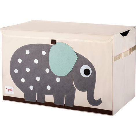 3 Sprouts - Toy Chest - Gray Elephant