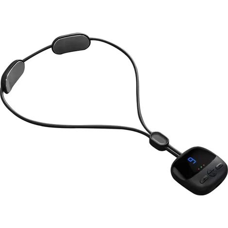 Massaggiatore intelligente per collo e cervicale, mini massaggiatore portatile per schiena con impacchi caldi, EMS, TENS, massaggiatore per schiena, cosce e mani per alleviare il dolore - AquaForge