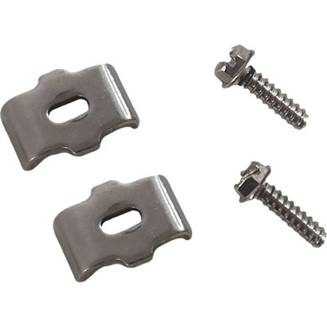 Kit Adaptateur Et De Montage Clip Inox Et Vis Pour Vanne Fleck 5600 Mv / Mc