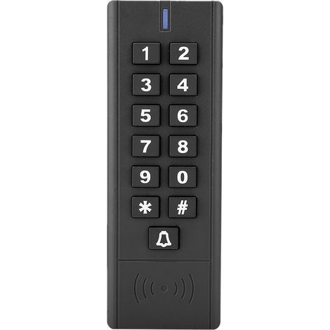 Wiegand 26 RFID-Zutrittskontrollsystem mit Tastatur, Kartenleser, Passwort, wasserdicht nach IP67