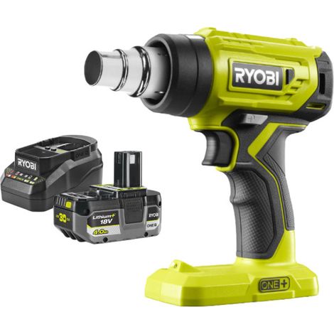 Pistolet à air chaud RYOBI 18V One+ R18HG - Batterie 4,0Ah et chargeur (1/5)