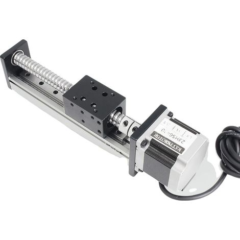 Vite a ricircolo di sfere per guida lineare, motore passo-passo Nema 23, driver per motore compatibile, Juste CBX1605 lineare, corsa 400 mm (1/2)