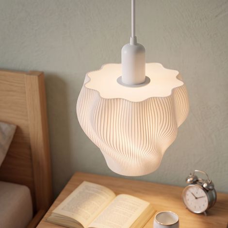 Lampada da soffitto a LED Lotus stampata in 3D E27 4W 3000K – Design versatile ed elegante (1/5)