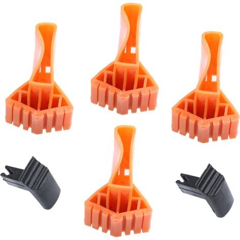 Housses Antidérapantes pour Échelle, 1 Set, Caoutchouc Noir, Faciles à Poser Retirer, pour Usage Domestique, Protection Renforcée (1/5)