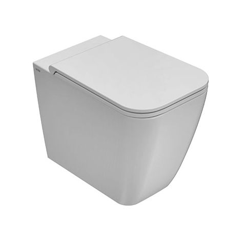 WC Globo Stone Filomuro Scarico Traslato 56x36 bianco (1/4)